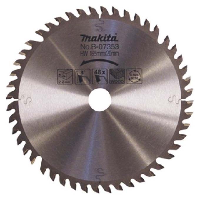 Диск пильный Makita Premium,ф165х20х1,3мм,24зуб,для дерева (A-86038)