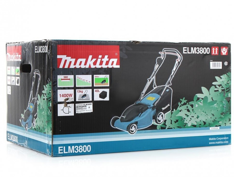 Газонокосилка электрическая Makita ELM3800 Газонокосилка электрическая Makita ELM3800