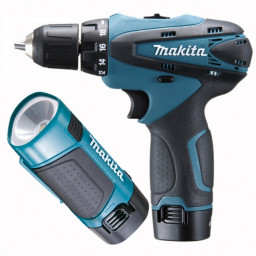 Аккумуляторная дрель-шуруповeрт Makita DF 330 DWLE (DF330DWLE) Аккумуляторная дрель-шуруповeрт Makita DF 330 DWLE (DF330DWLE)