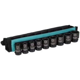 Набор ударных торцевых головок Makita 1/2, 9 шт Makita E-16617 Набор ударных торцевых головок Makita 1/2, 9 шт Makita E-16617