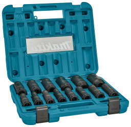 Набор ударных головок Impact Black Makita 1/2, 14 шт Makita E-16586 Набор ударных головок Impact Black Makita 1/2, 14 шт Makita E-16586